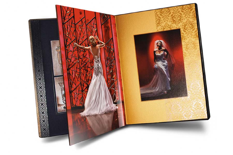So sehen heute moderne Hochzeitsalben aus - 2025 - perfekt fotografiert von den Studios BlickFang2 in Weinheim und Andernach