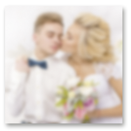 Brautpaar #2: Vom Shooting im FotoStudios und Filmstudios Blickfang2 in Andernach und Weinheim begeistertes Brautpaar